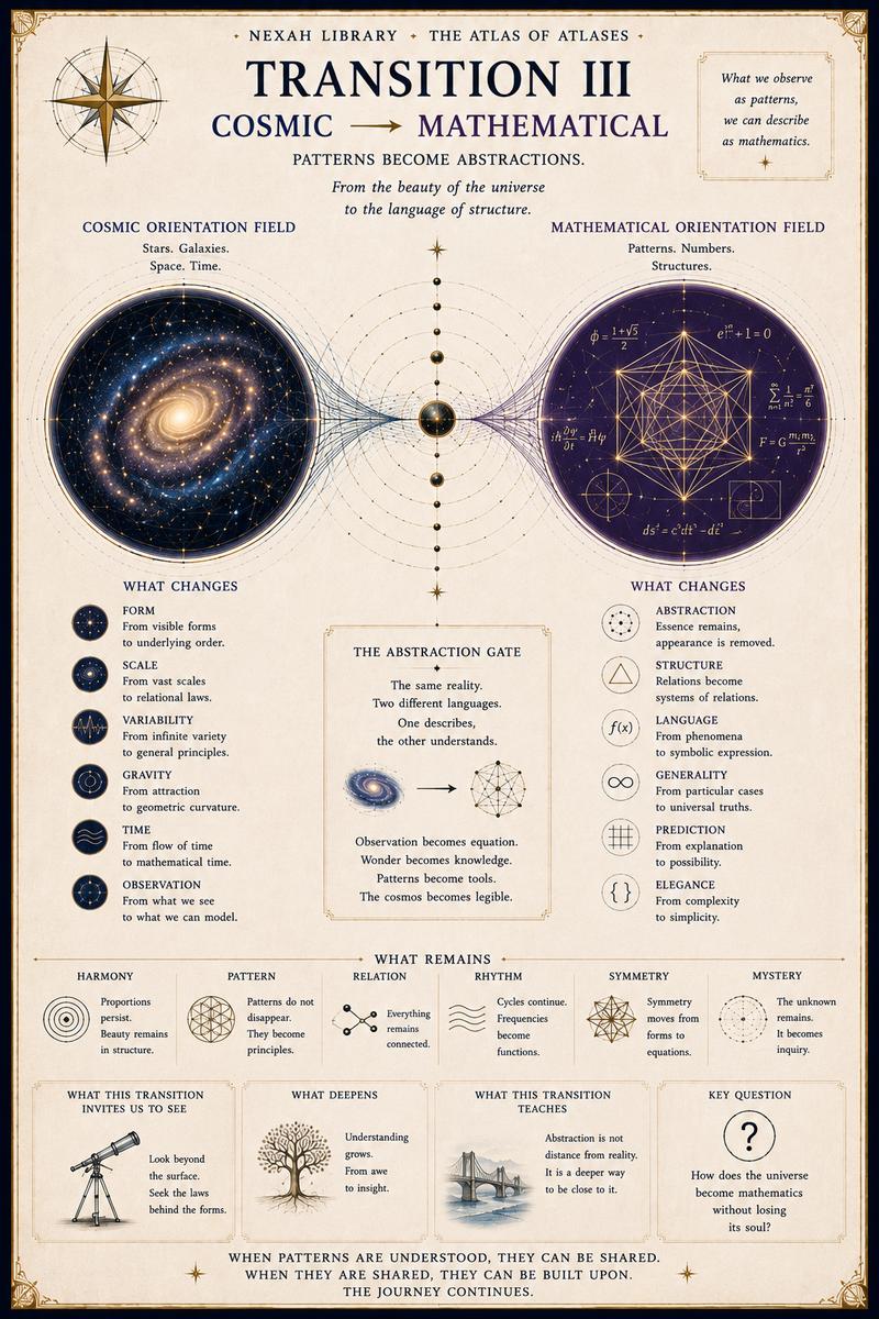 Cosmic Orientation Field: Transition III