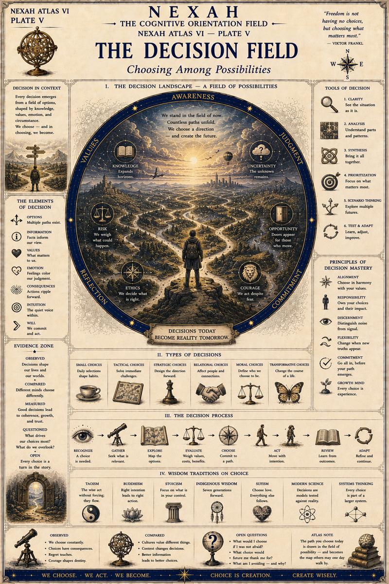 Cognitive Orientation Field: Plate V