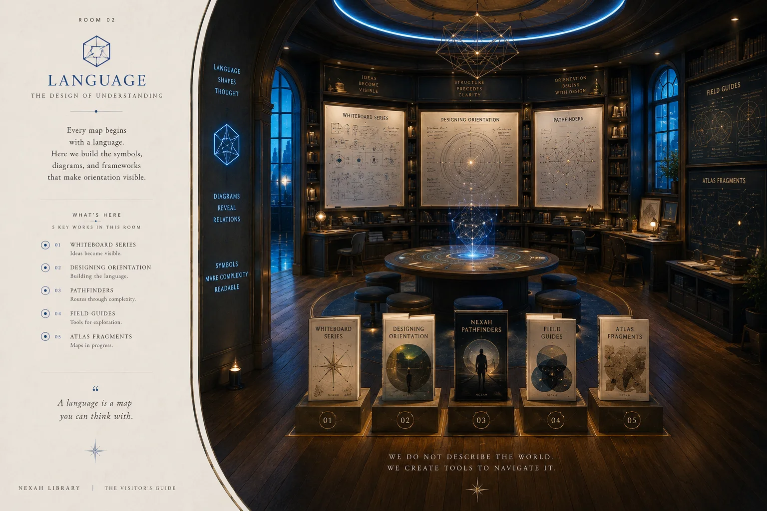 The Visitor’s Guide — Room 02 — Language