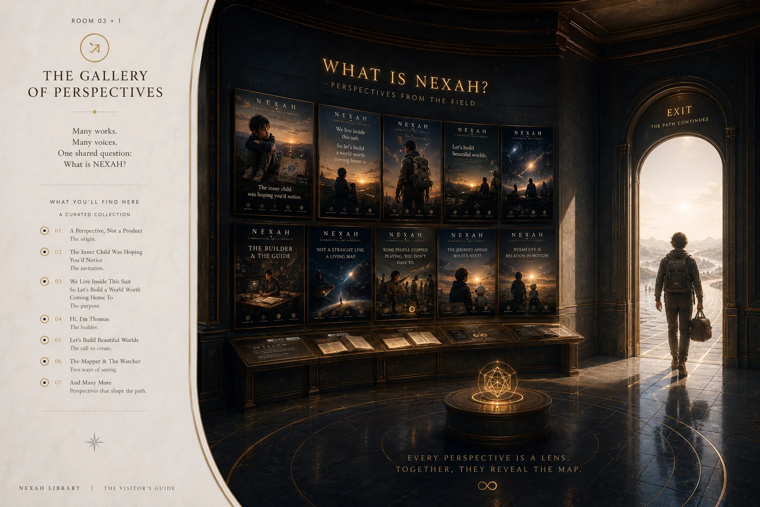 The Visitor’s Guide — The Gallery of Perspectives